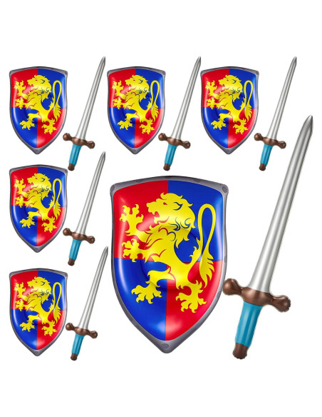 Conjunto de Fiesta Caballero Inflable 12 Pcs Poen