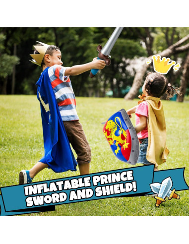 Conjunto de Fiesta Caballero Inflable 12 Pcs Poen