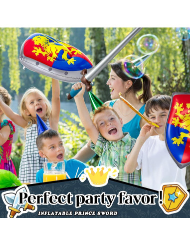 Conjunto de Fiesta Caballero Inflable 12 Pcs Poen