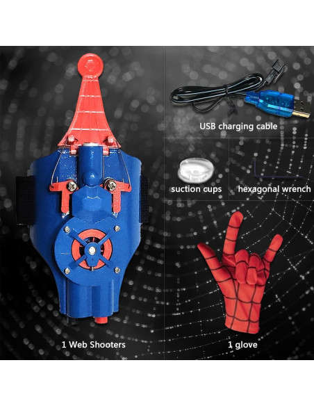 Lanzador de Seda SUIZU para Niños - Carga USB, Rojo