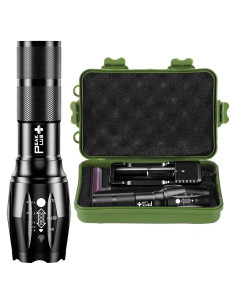 Linterna Táctica PeakPlus XML T6 1000 Lúmenes Recargable