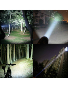 Linterna Táctica PeakPlus XML T6 1000 Lúmenes Recargable 2