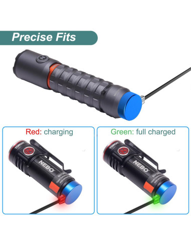 Cargador Kissmart para linternas NEBO Torchy 2K y 1000