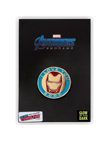 Pin Coleccionista Iron Man Marvel "Te Amo 3000" 3,56 cm