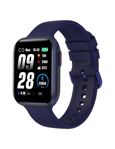 Reloj Inteligente BRIBEJAT BT4 Azul 1.75" Fitness Llamadas