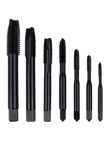 Yakamoz 7 Pcs Brocas de Rosca M3 a M12 Nitruración