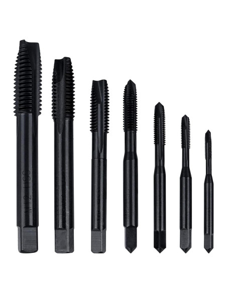 Yakamoz 7 Pcs Brocas de Rosca M3 a M12 Nitruración