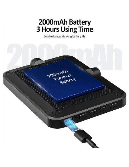 Clip de Luz Selfie Recargable Boyingkeji Negro LED Ajustable