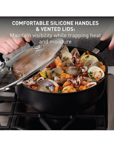 Juego de Utensilios de Cocina T-fal 17 Piezas Antiadherente