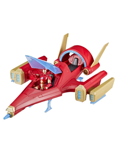 Jet de Batalla Iron Man Hasbro 10 cm con figura de acción