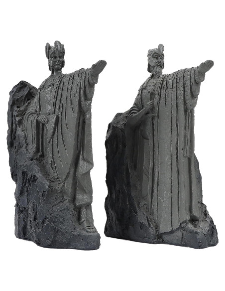 Soportes de Libros Decorativos Bzuiawi 24 cm Resina Negro