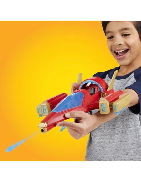 Jet de Batalla Iron Man Hasbro 10 cm con figura de acción