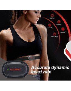 Monitor de Frecuencia Cardíaca Fitcent CL820W Bluetooth 5.0 2