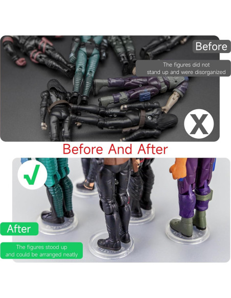 Base de Exhibición Redonda SIXPOINTS 70 Piezas para Figuras