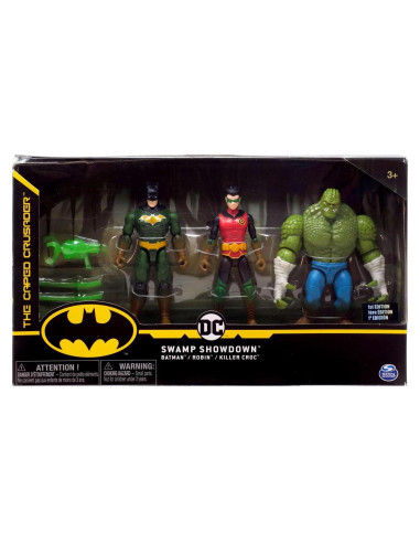 Figuras de Acción Batman DC Enfrentamiento Pantano 30 cm
