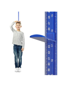 Regla de Altura 3D YG168009BL para Niños Azul 200 cm