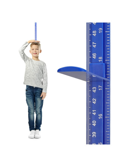 Regla de Altura 3D YG168009BL para Niños Azul 200 cm