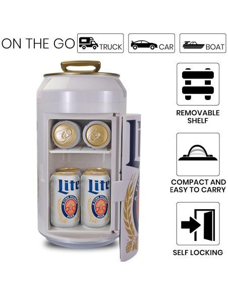 Refrigerador Mini Koolatron Miller Lite 5.4L Portátil 110V