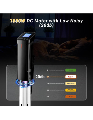 Máquina Sous Vide Inkbird ISV-100W 1000W 15L Control Wifi