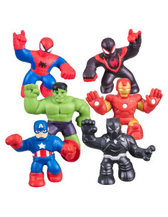 Heroes de Goo Jit Zu Marvel Mega Mini 6 Pack - Héroes Squishy