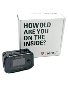 Monitor de Salud iHeart, Edad Interna, SpO2 y Frecuencia Cardíaca