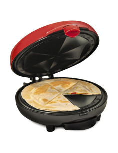 Hacedor de Quesadillas Nostalgia Deluxe 20 cm 6 Cortes Rojo