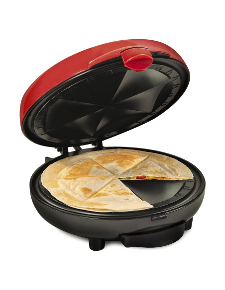 Hacedor de Quesadillas Nostalgia Deluxe 20 cm 6 Cortes Rojo