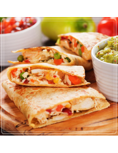 Hacedor de Quesadillas Nostalgia Deluxe 20 cm 6 Cortes Rojo