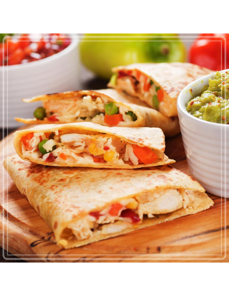 Hacedor de Quesadillas Nostalgia Deluxe 20 cm 6 Cortes Rojo