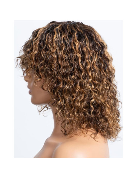Peluca corta de ondas de agua OnePart 30 cm sin pegamento