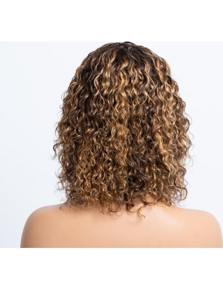 Peluca corta de ondas de agua OnePart 30 cm sin pegamento