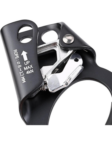 Ascensor de mano QKURT para escalada 8-13mm, ligero