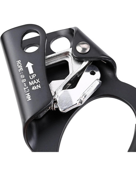 Ascensor de mano QKURT para escalada 8-13mm, ligero
