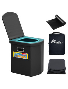 Inodoro Portátil Ann Katy XL Plegable para Camping
