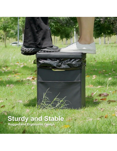 Inodoro Portátil Ann Katy XL Plegable para Camping