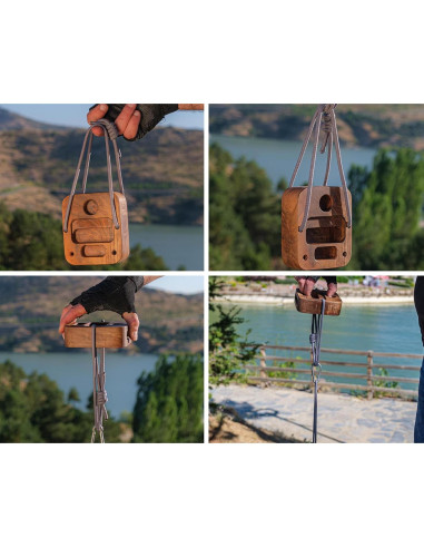 Tablero de entrenamiento masilas para escalada en roca - Madera