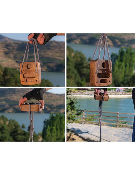 Tablero de entrenamiento masilas para escalada en roca - Madera