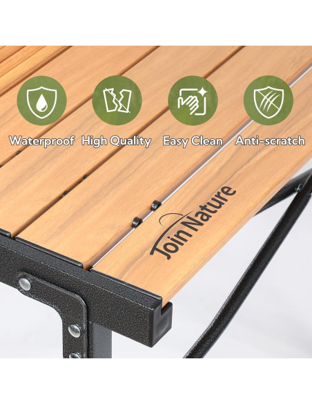 Mesa de Camping Plegable Join Nature para 6 Personas
