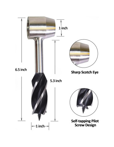 Llave de Taladro Manual BOUNHOHE para Camping y Bushcraft