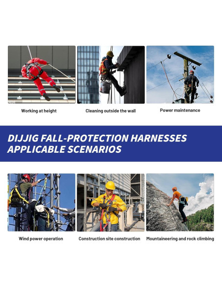 Arnés de Seguridad Universal D-Ring 5 Puntos Poliester