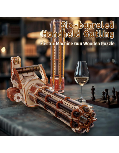Rompecabezas 3D Gatling Eléctrico OWNONE 1 para Adultos