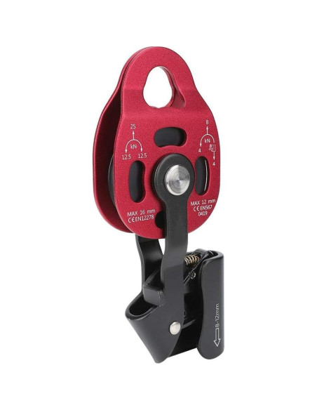 Polea de Escalada Alomejor 25KN Aluminio 7075 Resistente
