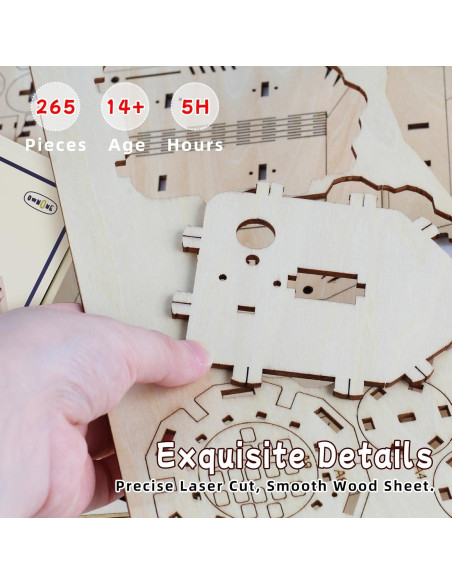 Rompecabezas 3D Gatling Eléctrico OWNONE 1 para Adultos