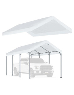 Toldo de Reemplazo Genérico 3x6m Blanco para Carport