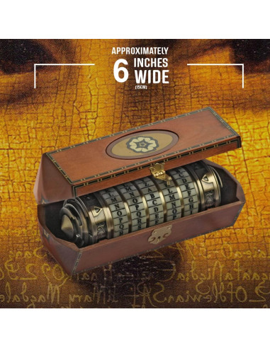 Cryptex del Código Da Vinci Noble 15,24 cm con caja