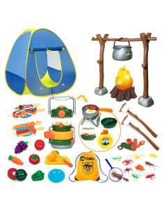 MITCIEN Set de Camping para Niños 1.57 kg con Fogata