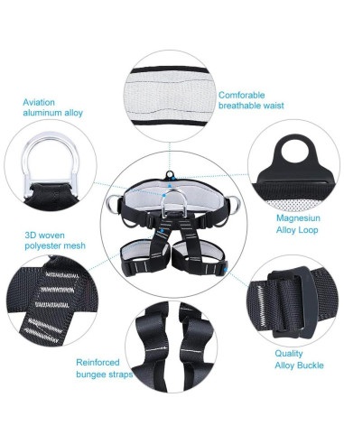 Arnés de Escalada Grueso X XBEN Talla Única Poliester