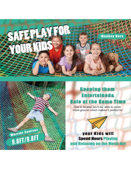 Red de Carga HOEE 2.99m x 2.99m para Parque Infantil