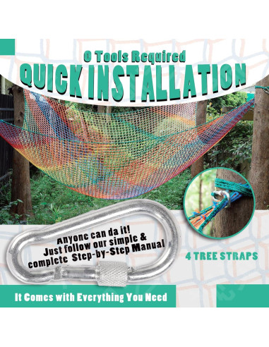 Red de Carga HOEE 2.99m x 2.99m para Parque Infantil