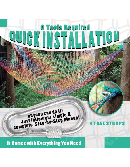 Red de Carga HOEE 2.99m x 2.99m para Parque Infantil